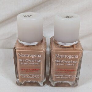 Neutrogena Skin Clearing Soft Beige Foundation x2